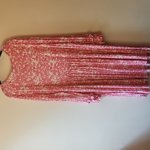 Draper James Boatneck Kitty Dress in Pink Shadow Floral, Size 3X - Picture 9 of 12